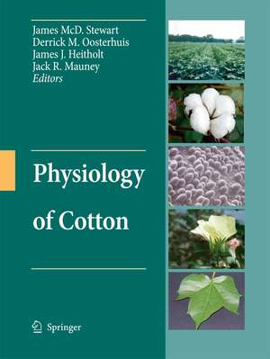 Physiology of Cotton de James McD. Stewart