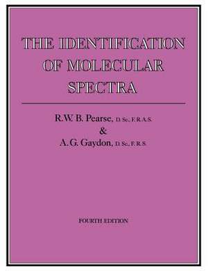 The Identification of Molecular Spectra de A. G. Gaydon