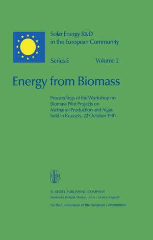 Energy from Biomass: Proceedings of the Workshop on Biomass Pilot Projects on Methanol Production and Algae, held in Brussels, 22 October 1981 de Willeke Palz