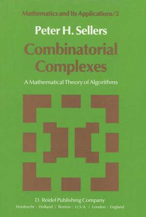 Combinatorial Complexes: A Mathematical Theory of Algorithms de P.H. Sellers