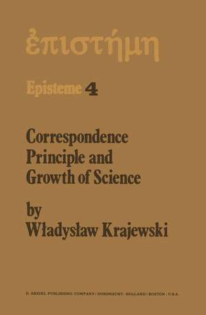 Correspondence Principle and Growth of Science de W. Krajewski