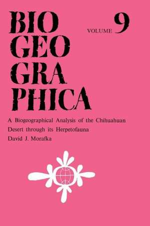 A Biogeographical Analysis of the Chihuahuan Desert through its Herpetofauna de D.J. Morafka