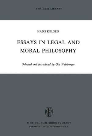 Essays in Legal and Moral Philosophy de H. Kelsen