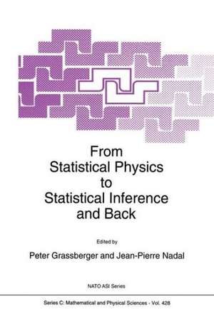 From Statistical Physics to Statistical Inference and Back de P. Grassberger