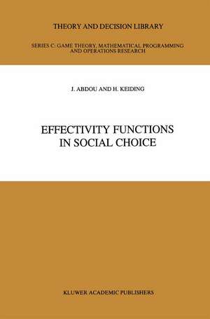 Effectivity Functions in Social Choice de J. Abdou