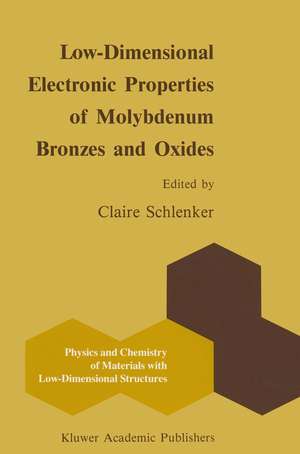 Low-Dimensional Electronic Properties of Molybdenum Bronzes and Oxides de C. Schlenker