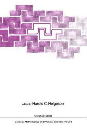 Chemical Transport in Metasomatic Processes de Harold C. Helgeson