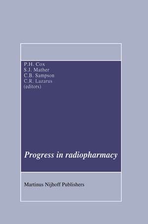 Progress in Radiopharmacy de P.H. Cox