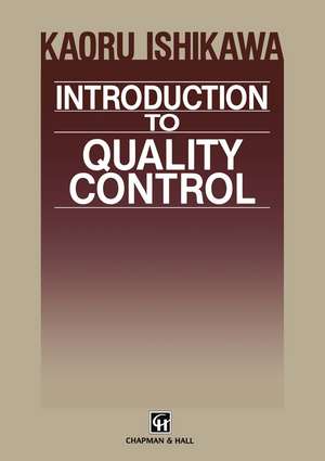 Introduction to Quality Control de Kaoru Ishikawa