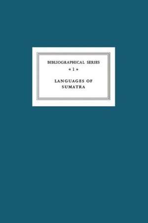 Critical Survey Of Studies On The Languages of Sumatra de P. Voorhoeve