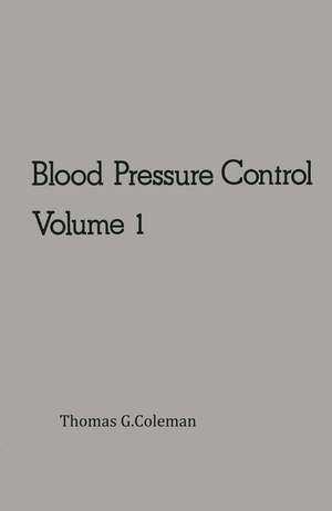 Blood Pressure Control de T.G. Coleman