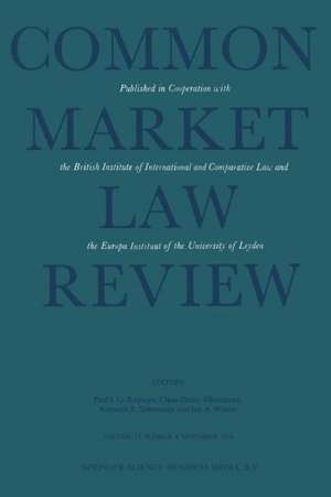 Common Market Law Review: Volume 13 de Paul Kapteyn