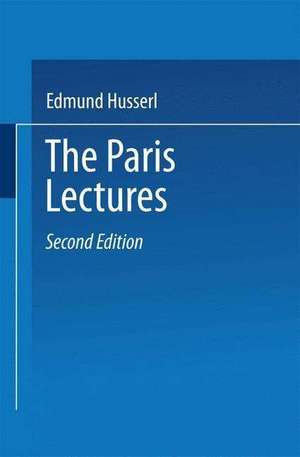 The Paris Lectures de Edmund Husserl