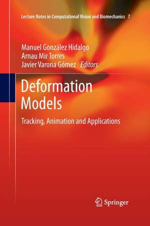 Deformation Models: Tracking, Animation and Applications de Manuel González Hidalgo