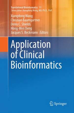 Application of Clinical Bioinformatics de Xiangdong Wang