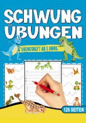 Dinosaurier Schwungübungen Übungsheft für Jungen! de S&L Inspirations Lounge