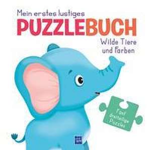 Mein erstes lustiges Puzzlebuch - Wilde Tiere und Farben de Rachael McLean