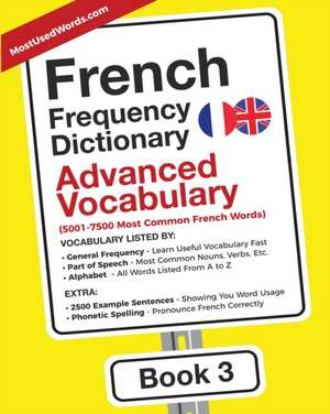 French Frequency Dictionary - Advanced Vocabulary de Mostusedwords