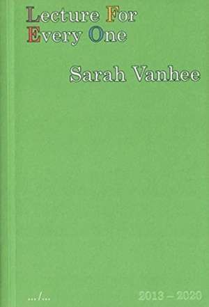 Vanhee, S: Lecture For Every One de Sarah Vanhee