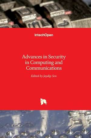 Advances in Security in Computing and Communications de Jaydip Sen