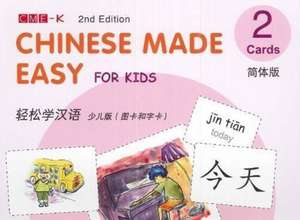 Ma, Y: Chinese Made Easy For Kids 2 - flashcards. Simplified