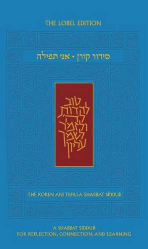 Ani Tefilla Shabbat Siddur: Ashkenaz Standard Size de Jay Goldmintz