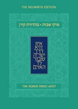 Koren Pirkei Avot de Marc Angel