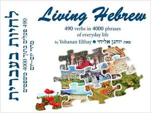 Living Hebrew (Text with Audio CD): 490 Verbs in 4000 Phrases of Everyday Life de Yohanan Elihay