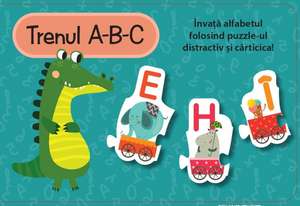 TRENUL A-B-C (Set carte + puzzle) de Louise Buckens