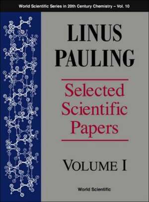 Linus Pauling - Selected Scientific Papers - Volume 2 de Kamb Barclay