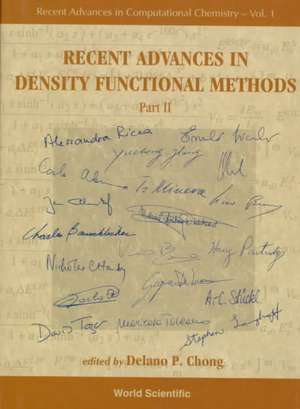 Recent Advances in Density Functional Methods, Part II de DeLano P. Chong