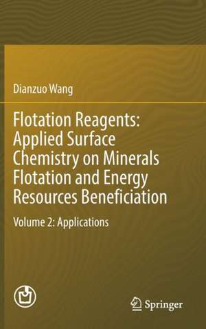 Flotation Reagents: Applied Surface Chemistry on Minerals Flotation and Energy Resources Beneficiation: Volume 2: Applications de Dianzuo Wang