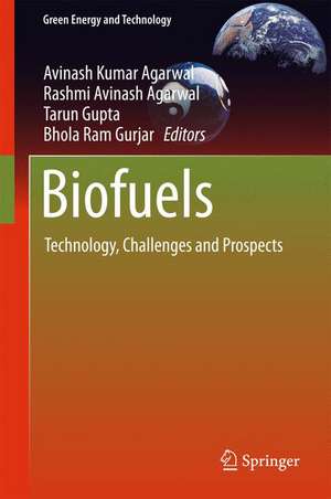 Biofuels: Technology, Challenges and Prospects de Avinash Kumar Agarwal