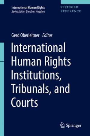 International Human Rights Institutions, Tribunals, and Courts de Gerd Oberleitner