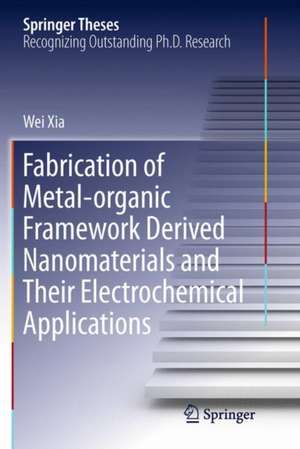 Fabrication of Metal–Organic Framework Derived Nanomaterials and Their Electrochemical Applications de Wei Xia