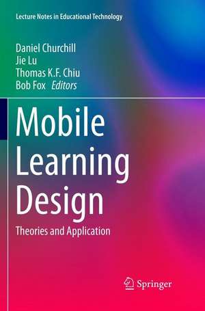 Mobile Learning Design de Daniel Churchill