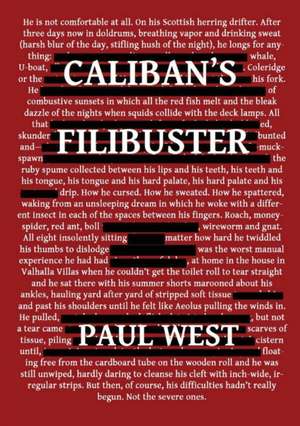 Caliban's Filibuster de Paul West