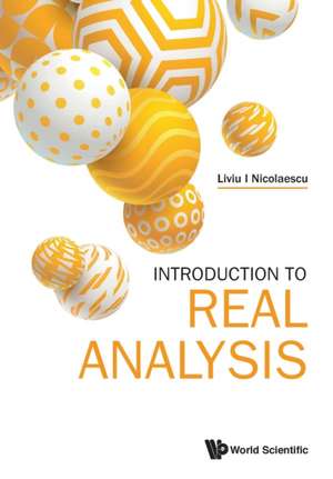 INTRODUCTION TO REAL ANALYSIS de Liviu I Nicolaescu