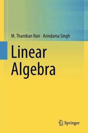 Linear Algebra de M. Thamban Nair