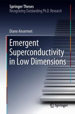 Emergent Superconductivity in Low Dimensions de Diane Ansermet