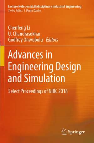 Advances in Engineering Design and Simulation de Chenfeng Li