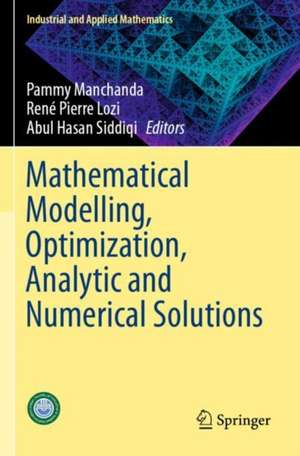 Mathematical Modelling, Optimization, Analytic and Numerical Solutions de Pammy Manchanda