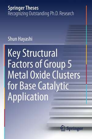 Key Structural Factors of Group 5 Metal Oxide Clusters for Base Catalytic Application de Shun Hayashi