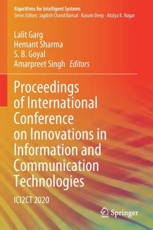 Proceedings of International Conference on Innovations in Information and Communication Technologies: ICI2CT 2020 de Lalit Garg