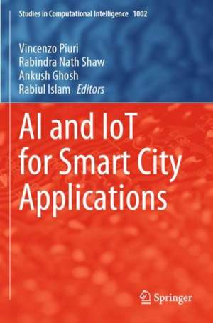 AI and IoT for Smart City Applications de Vincenzo Piuri