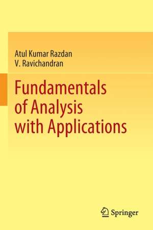 Fundamentals of Analysis with Applications de Atul Kumar Razdan