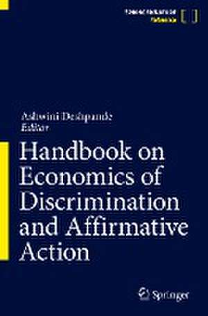 Handbook on Economics of Discrimination and Affirmative Action de Ashwini Deshpande