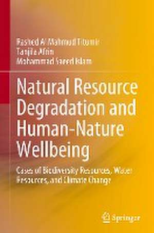 Natural Resource Degradation and Human-Nature Wellbeing: Cases of Biodiversity Resources, Water Resources, and Climate Change de Rashed Al Mahmud Titumir