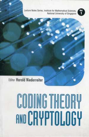 Coding Theory and Cryptology de Harald Niederreiter