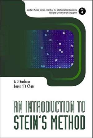 Barbour, A: Introduction to Stein's Method